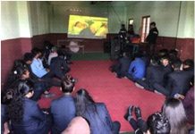 ट्राफिक प्रहरी पोष्ट हरिवनद्वारा अर्किड मा.वि. हरिवनका विद्यार्थीलाई सवारी दुर्घटना न्युनिकरण सम्वन्धि प्रशिक्षण