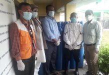 डीसीएमसी सर्लाहीलाई अक्सिजन सिलिण्डरसहित २५ लाख बराबरको स्वास्थ्य सुरक्षा सामग्री प्रदान