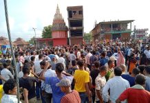 साईकल यात्रुको मृत्यु पछि नवलपुरमा झडप, प्रहरीद्वारा ४ सेल अश्रुग्याँस प्रहार