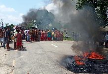 युवतती मृत्यु पछि आफन्तले गरेको सडक जाम २ घण्टा पछि खुल्यो