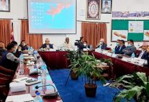 क्षतिपूर्ति बारे छलफलमा जुटे कृषि मन्त्री यादव