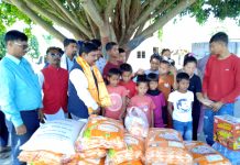 सविधानसभा सदस्य नरेन्द्र साहले गरे,बालगृहमा खाद्यान्न सहयोग