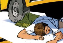 ट्रकको ठक्करबाट एक विद्यार्थीको ज्यान गयाे