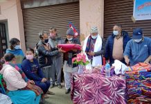 नेपाल पिछडावर्ग किसान संघ मधेश प्रदेशद्वारा सर्लाहीमा १ सय ५० थान ब्ल्याङकेट वितरण