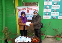 १८औं स्थापना दिवशकाे अवसरमा माक्स वितरण