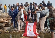 कांग्रेस क्षेत्रीय प्रतिनिधि पाेखरेकाे निधन,पार्टीले ओडायाे चारतारे झण्डा