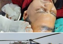 ईश्वरपुर झडपमा परी गम्भीर घाइते सांसद साहलाई थप उपचारका लागि हेलिकप्टर मार्फत लगियो काठमाण्डाै