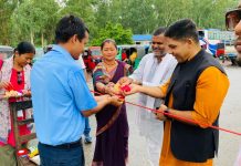 मेयर मनोजकुमार आचार्यले गरे,प्रवेशद्वारको उद्घाटन