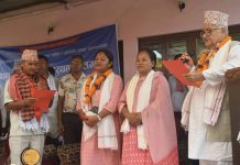 लालबन्दी खानेपानीका नवनिर्वाचित पदाधिकारीले गरे,सपथ ग्रहण