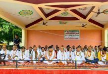 धनकाैलमा जनताको साथमा कांग्रेस’ अभियान,समर्थककाे भिड;सांसद गएनन्