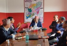 हुलाकी सडकको काम नसके निर्माण व्यवसायीलाई कानुनी कार्वाही गर्ने बैठकको निर्णय