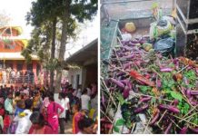 चितायन मन्दिरमा भ्यान्टाको भार र मटका चडाउनेकाे घुइँचो