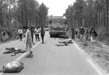 मोटरसाईकल दुर्घटना,नवविवाहित दम्पतीसहित एक वालिकाको मृत्यु