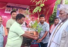चन्द्रनगर गाउँपालिका अध्यक्षले गरे; किसानलाई नि:शुल्क सोहजनकाे विरुवा वितरण
