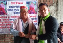 युवा समाजसेवी गोलेले गरे ;अपाङ्ग र क्यान्सर पीडितलाई सहयोग