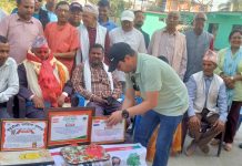 मेचीमहाकाली पैदल यात्री कडेल भए ; सम्मानित