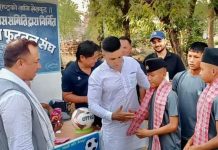 चार खेलाडीको सम्मानसहित विदाई