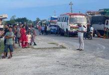 झण्डै तीन घण्टा पछि खुल्यो चक्काजाम