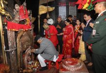 राष्ट्रपति पौडेलले गरे,विभिन्न शक्तिपीठमा पूजाअर्चना