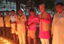 पतञ्जलि योग समितिले गर्याे,सदरमुकाम मलंगवामा दीप प्रज्ज्वलन