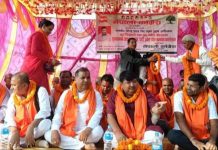 बरहथवामा चार दर्जन बढी नेपाली कांग्रेस प्रवेस,प्रदेश उपसभापति सिंहले गरे; स्वागत