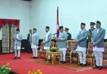 राष्ट्रपति पौडेलले नवनियुक्त प्रधानन्यायाधीश राउतलााई गराए;पद तथा गोपनीयताको शपथ