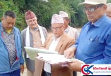 विज्ञसहितको टोलीले गर्याे, प्रस्तावित मरिन–लखनदेही डाइभर्सनको स्थलगत अवलोकन