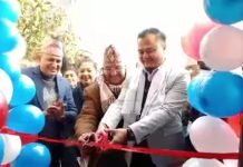 लालबन्दी नगर अस्पतालमा सञ्चालनमा ल्याइएको ड्रग रजिष्ट्रेन्स डी. आर.टिबी सेन्टरकाे गरियो ; उद्घाटन