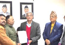 कवाड व्यवसायी समाजले बुझायो;गृहमन्त्री लेखकलाई ज्ञापनपत्र