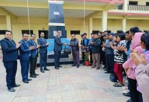जनज्योति क्याम्पसलाई एनएमबी बैंक दियाे; दुई थान प्रोजेक्टर