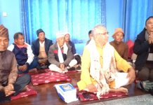 शेष महलमा भगवान् सङ्कर्षणको प्राण प्रतिष्ठा गरिदै