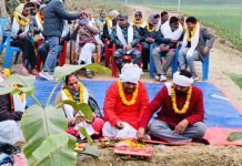 कालोपत्रे सडकको मेयर साहले गरे; शिलान्यास