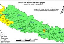 आजको मौसमः पाँच प्रदेशमा भारी बर्षा हुन सक्ने