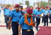 एआईजी केसीले गरे, जिल्ला प्रहरी कार्यालय रौतहटकाे निरीक्षण