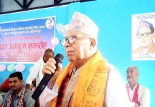 चुरे भावरमा जल भण्डारण आवश्यक छ : पूर्व प्रधानमन्त्री नेपाल