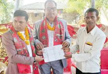 कौडेनामा धर्मशाला निर्माणका लागि पासवान सेवा समितिलाई जग्गा हस्तान्तरण