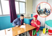 हरिवन नगर अस्पतालमा निःशुल्क विशेषज्ञ स्वास्थ्य शिविर, ६० जनाले लिए सेवा