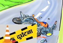 बसको ठक्करबाट मोटरसाइकल चालकको मृत्यु